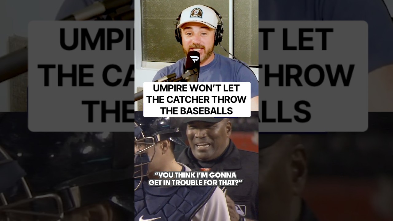 Umpire Laz Diaz refused to let catcher Russell Martin throw the balls after he disagreed with a call