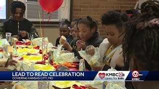 Lead to Read: 15 and the Mahomies celebrates with students at Melcher Elementary School