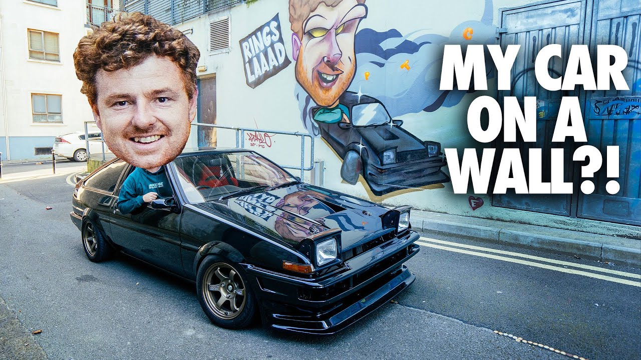 Someone Painted My AE86 on a Wall… I Can't Believe It - YouTube