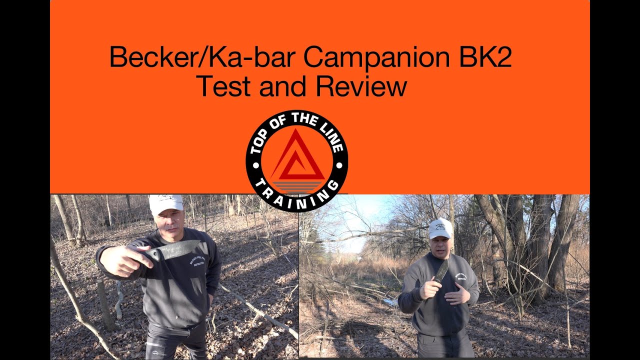 Becker/Ka-bar BK2 Campanion Test and Review - YouTube
