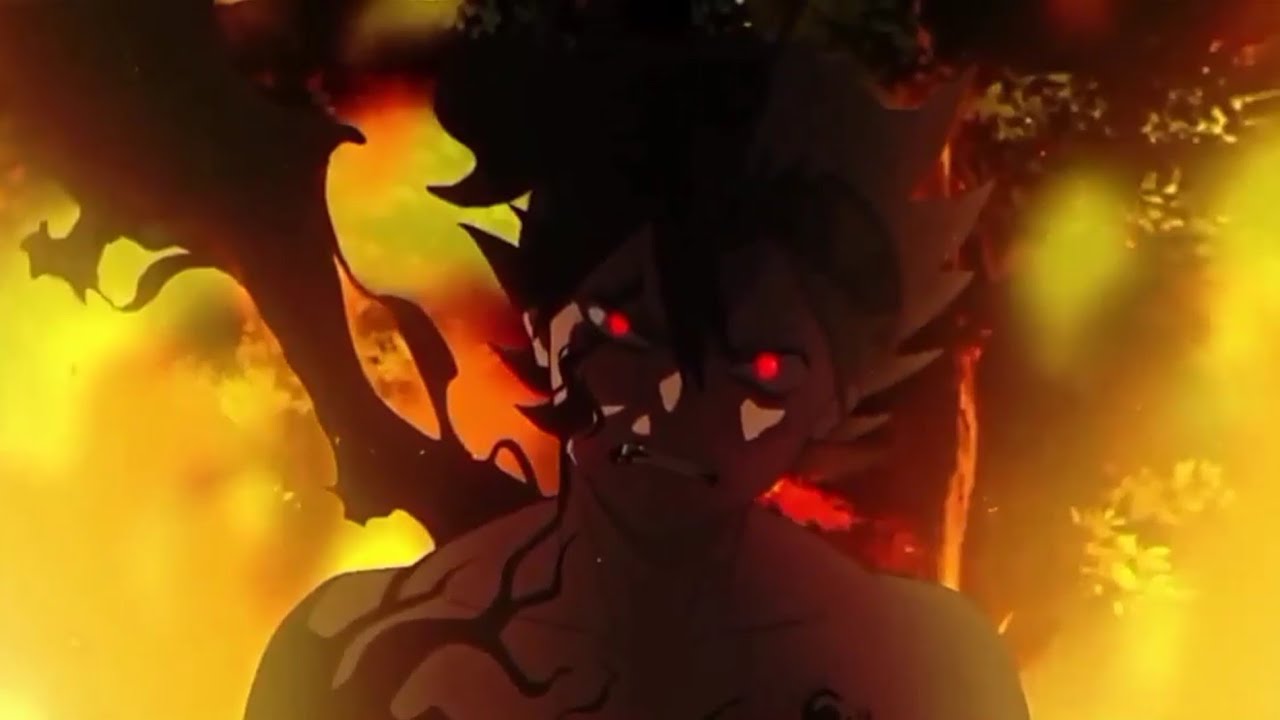 Astas first demon form in witch forest