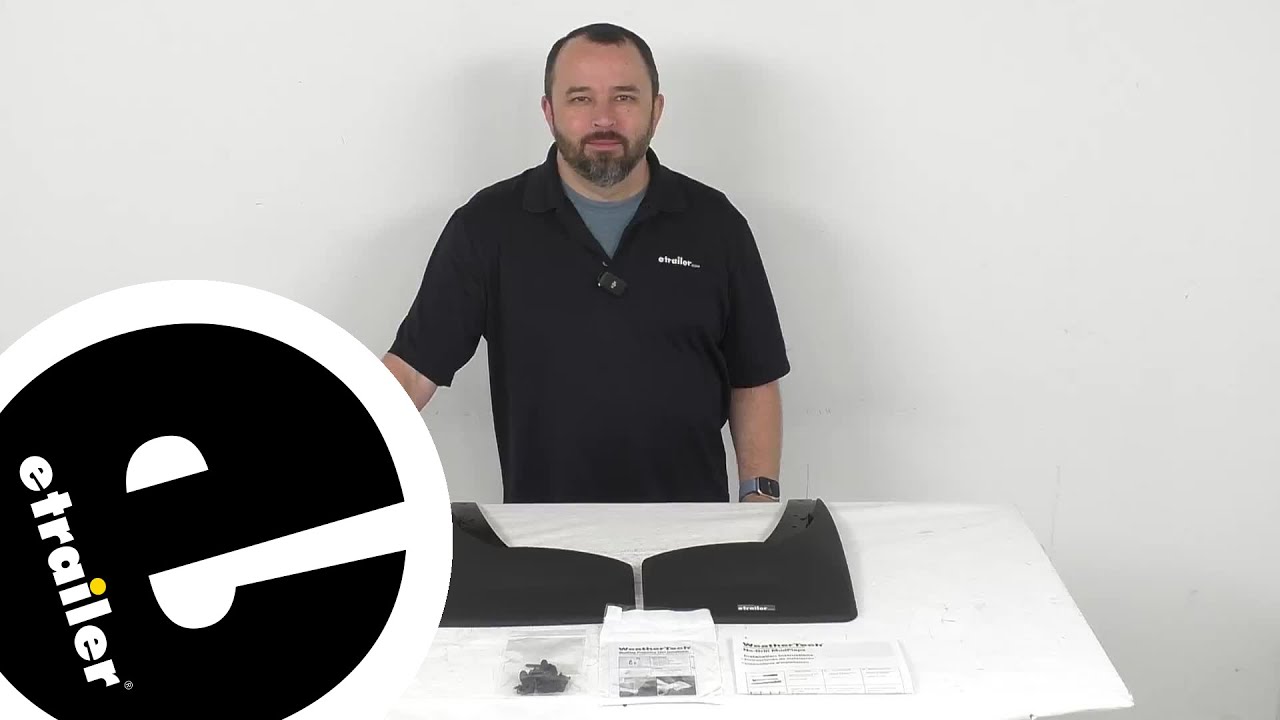 etrailer | Review of WeatherTech Mud Flaps - Custom Fit Rear Mud Flaps - WT85XQ