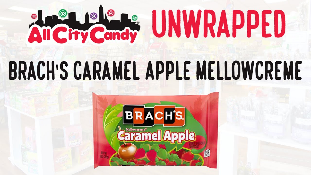 Brach's Caramel Apple Mellowcreme Unwrapped All City Candy Taste Test YouTube