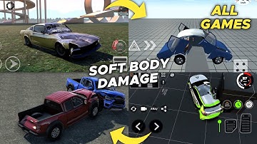 All Car Crash Simulator Games like BeamNG Drive with Soft Body DAMAGE Physics on Android & iOS 2025