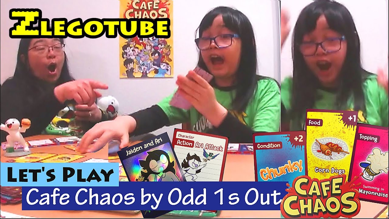 Let's Play Cafe Chaos by Odd 1s Out ZlegoYEET deals splats w/ food