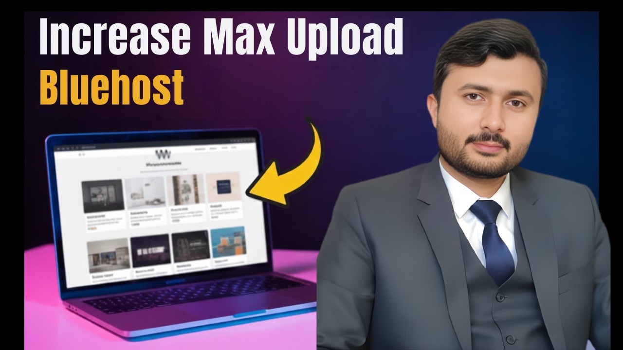 How to increase max file upload size and execution time in bluehost web hosting 2026?