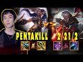 Sallys vayne toplane so strong 1v5 get pentakill