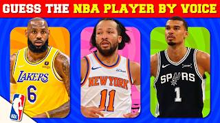 Guess The NBA Players by Their Voice ! | NBA Quiz Challenge