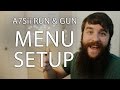 Menu Setup | Run & Gun filming with the Sony A7Sii Part 1