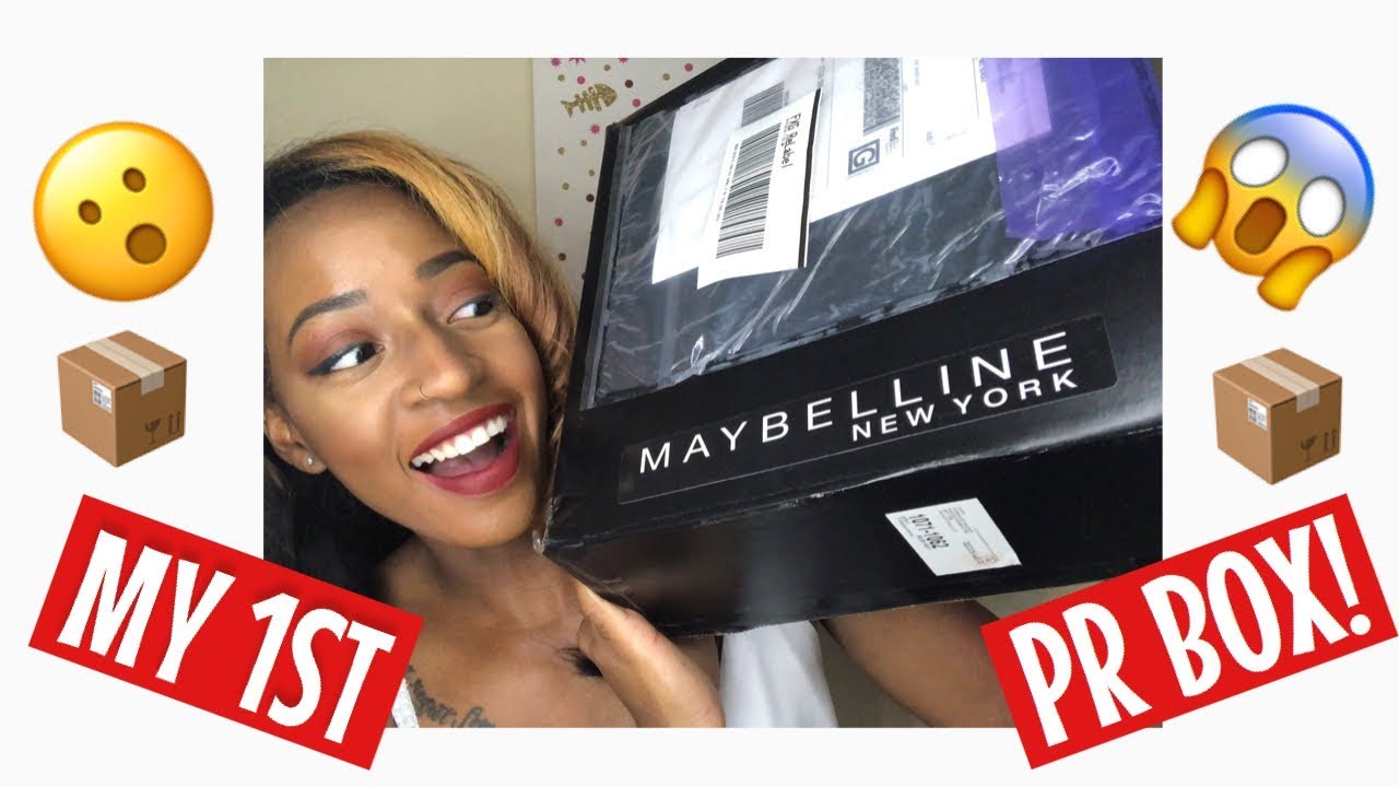 PR PACKAGE!!!!! THANKS MAYBELLINE 