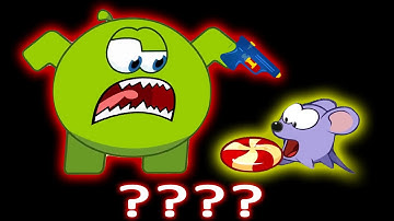 Om Nom Turns Into Mouse "Yummy Candy" Sound Variations in 55 Seconds