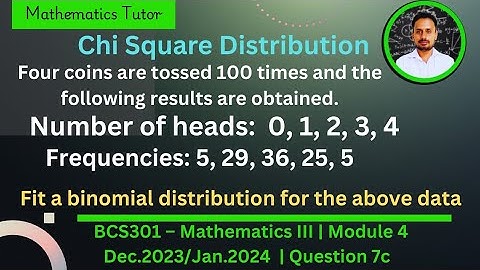 Chi square distribution | Part 6