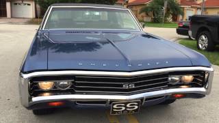 1969 Chevrolet Impala SS 427 Matching Numbers, Hideaway lights