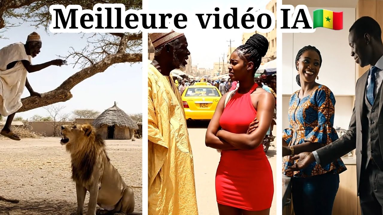 Meilleure vidéo IA Sénégal🇸🇳, à mourir de rire😂, partie 3