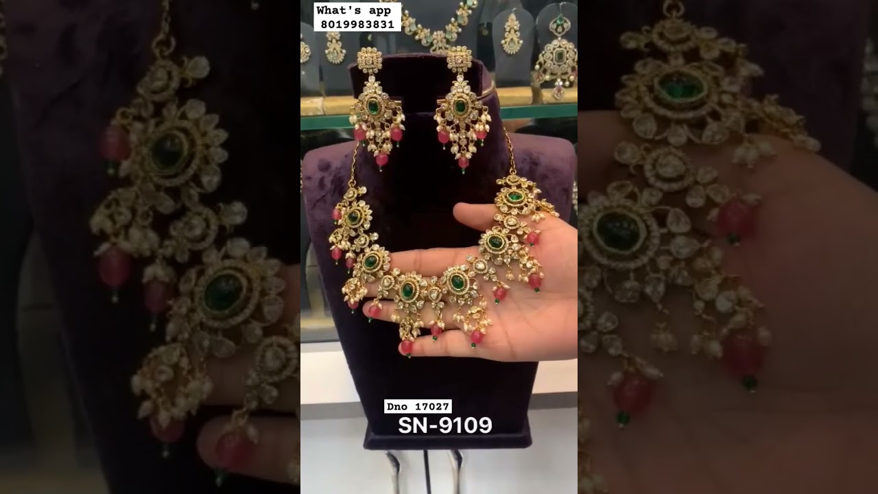 Beautiful victoria and uncut necklaces sets ✅ 