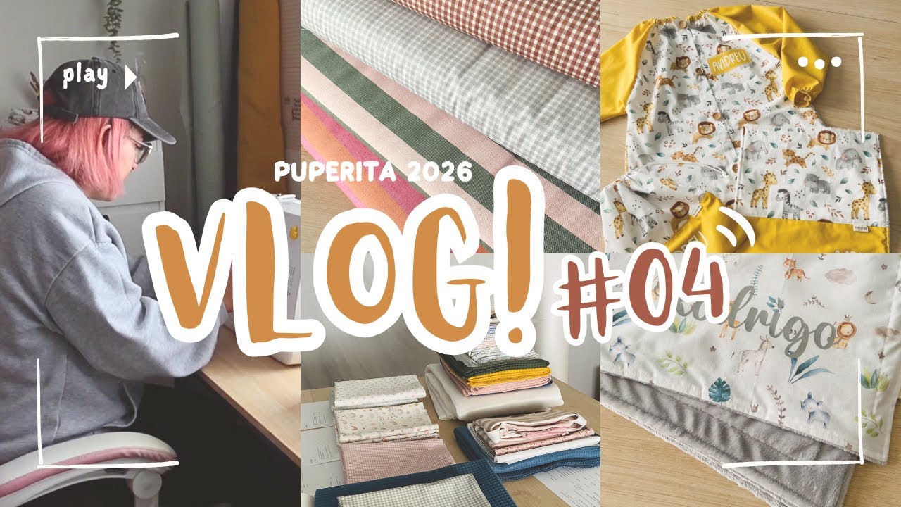 De miércoles a sábado, coser, pedidos de telas y nuevos estampados | PUPERITA SHOP