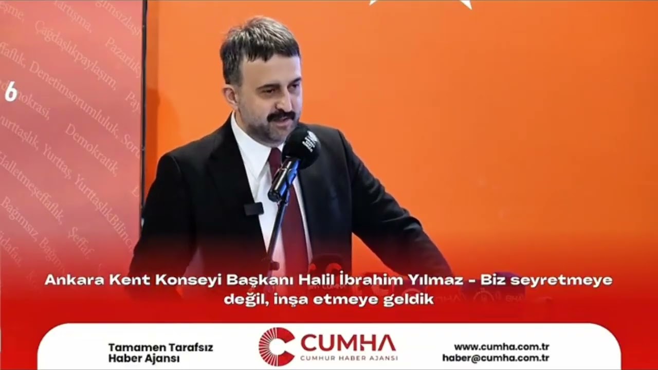 Ankara Kent Konseyi 3. Tavsiye Kararları Genel Kurulu Cumha Cumhur Haberde