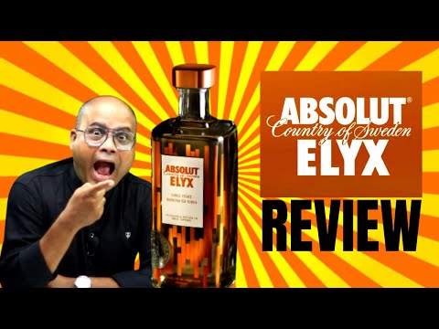 Absolut ELYX Vodka Review in Hindi | Price 5630/- Only | Luxury Vodka Review | Cocktails India