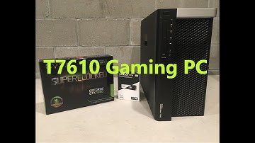 Precision T7610 Gaming Computer (NVME.2 and GTX 1080)