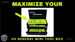 Maximize Your Space With Harbor Freight Us General Mini Steel Tool Box Organization