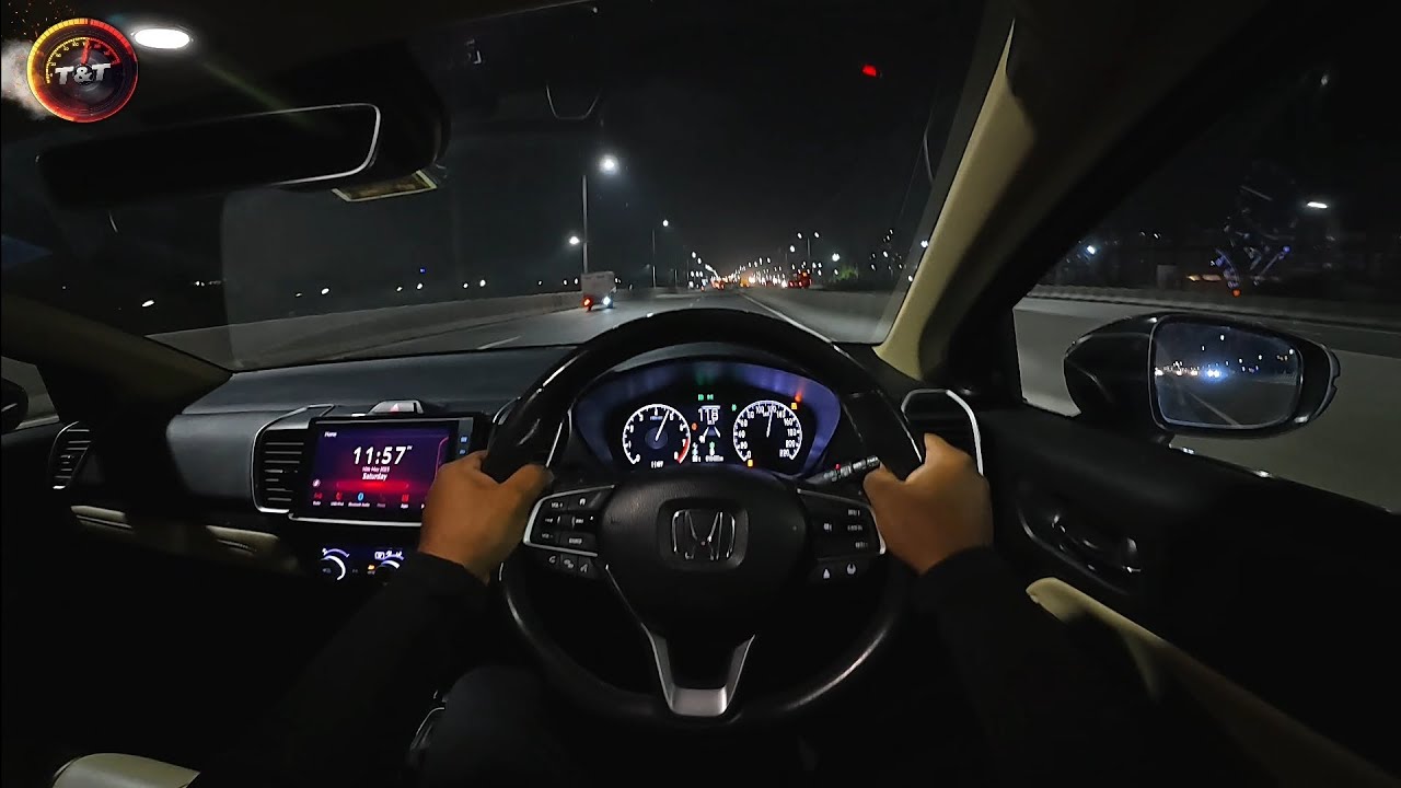 Honda City ZX CVT Petrol - POV Night Drive | Honda City ASMR | Hond City POV Drive | #honda #pov