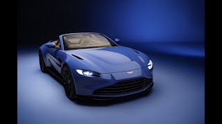 Aston Martin Vantage Roadster Exterior and Interior view. New car news.