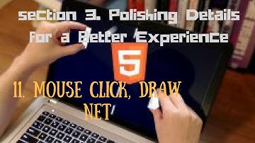 Code Your First Game-Arcade Classic in JavaScript (11  Mouse Click, Draw Net)
