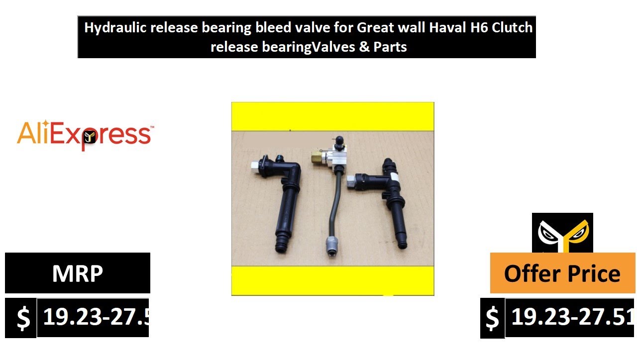Hydraulic release bearing bleed valve for Great wall Haval H6 Clutch
