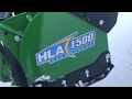 HLA 1500 Snow Pusher with rubber edge back drag on 1 series Deere