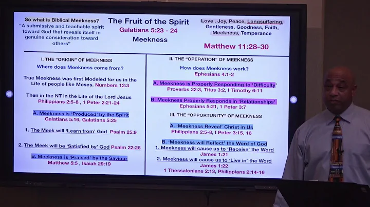 Fruit of the Spirit - Meekness | Br. Robert Randall