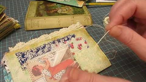 Process Video: sewing the signatures to the spine