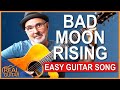 Easy acoustic chords for bad moon rising by creedence