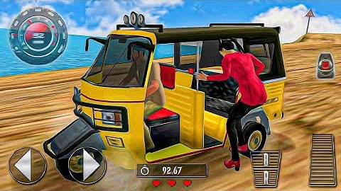 New Auto Rickshaw Driving Simulator 2024 - Tuk Tuk Auto Rickshaw Game - Android GamePlay