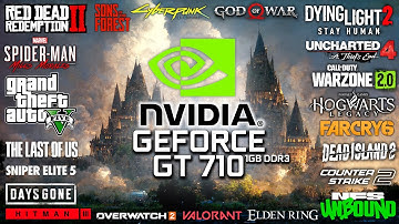 GT 710 1GB DDR3 in 2023 - Test in 32 Games