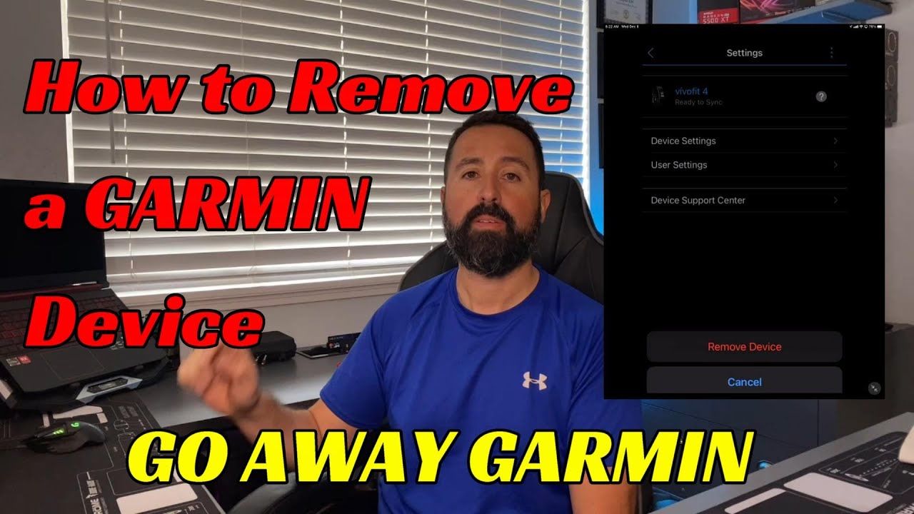 Garmin How to remove a watch from your - YouTube