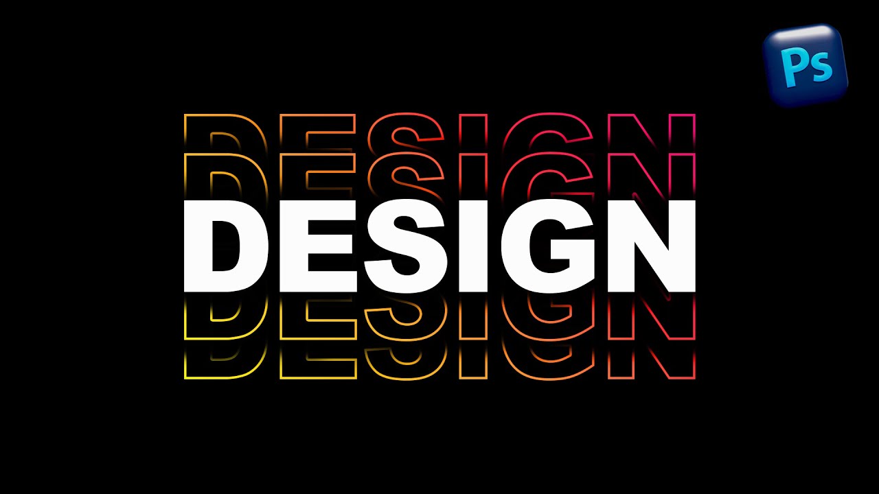 Photoshop | Typography Effect in Photoshop | Easy Tutorial - YouTube