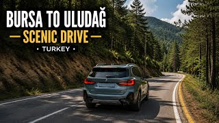 Bursa to Uludağ Mountain Road 4k Science Drive in Turkey