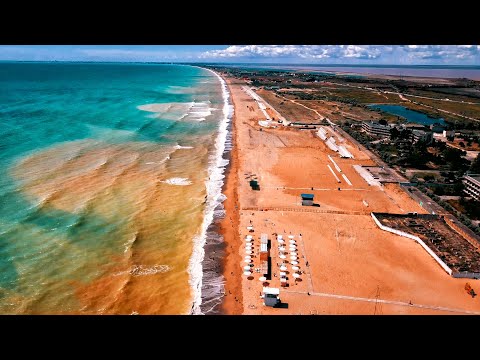 Город САКИ - я ОЧУМЕЛ. Крымчане дождались ШИКАРНУЮ НАБЕРЕЖНУЮ. Отдыхающие рванули на РОЗОВОЕ ОЗЕРО.