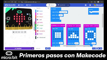 Primeros pasos con micro:bit. Ejemplos sencillos con Makecode.