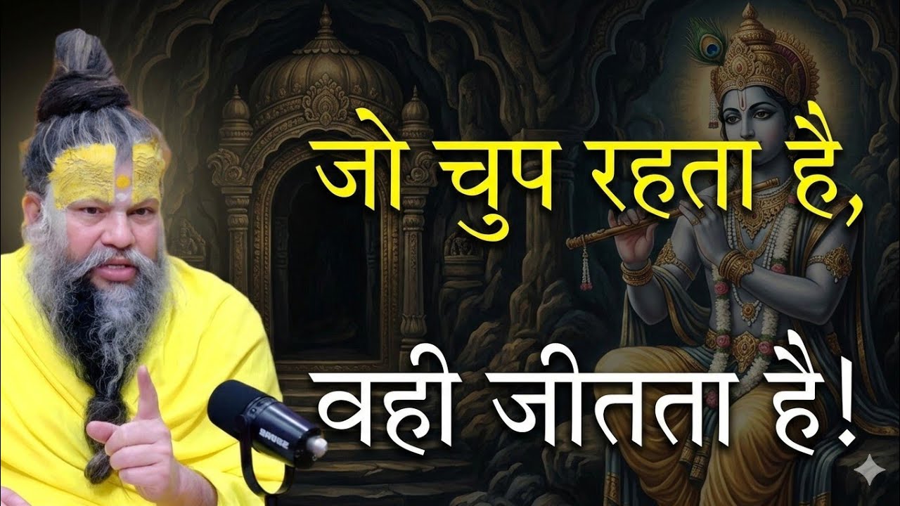 चुप रहो ज्यादा बोलो मत वो ही जीतता है तो ये spiritual premanand ji maharaj,motivational video guruji