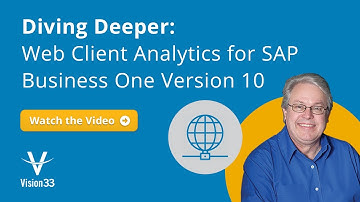 Web Client Analytics for SAP Business One Version 10