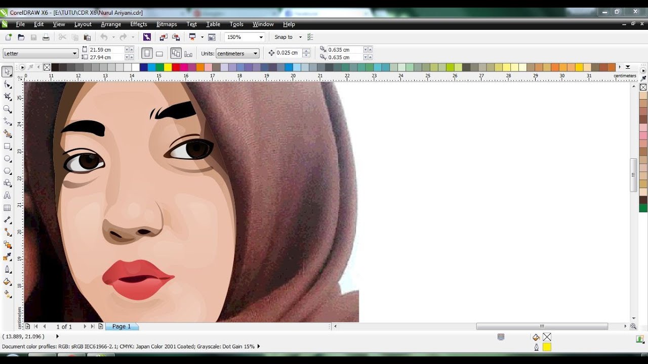 Creative Corel Draw Sketch Effect 