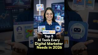 Top 5 AI Tools for Digital Marketers 2026 | Best AI Tools You Need To Know | #Simplilearn | #Shorts