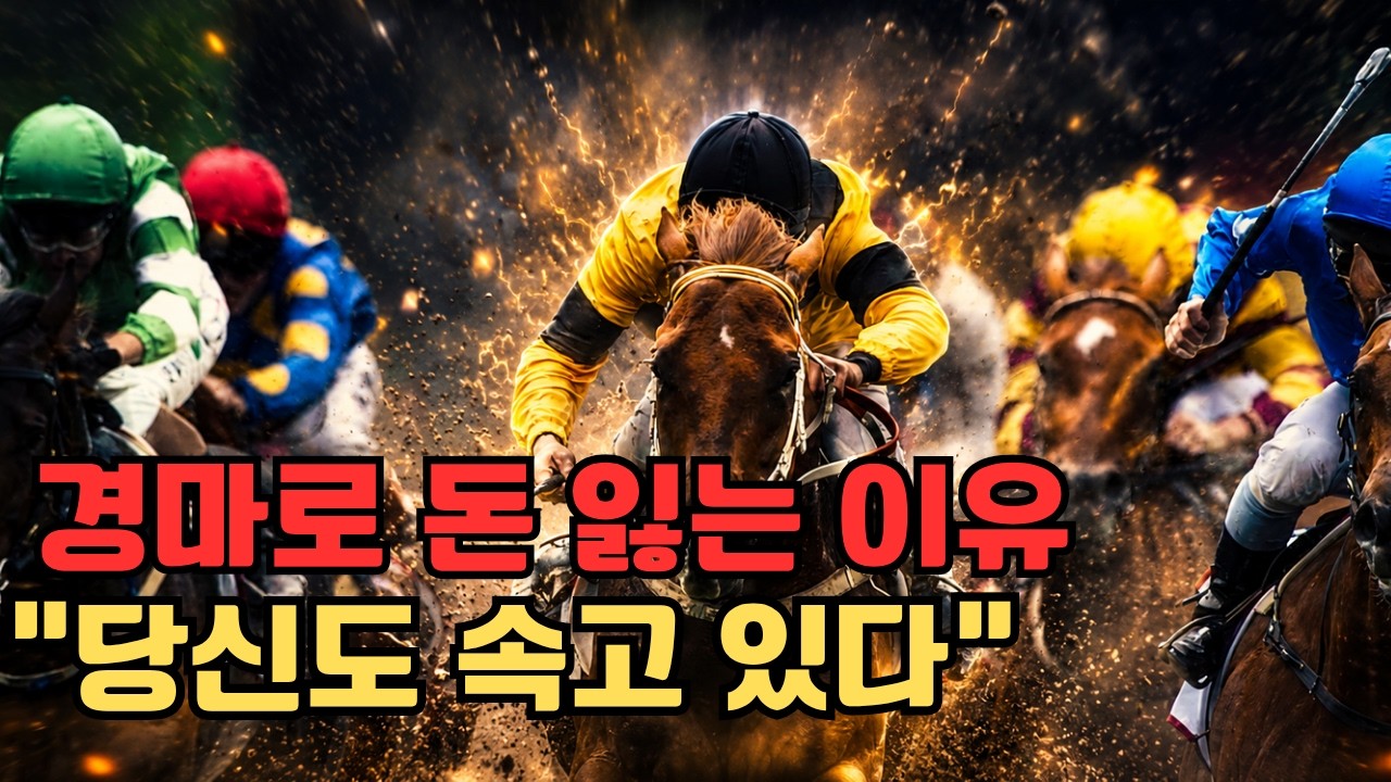 경마로 많이 적중하는데! "왜 돈은 잃을까"