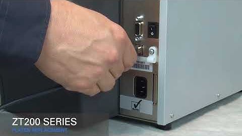 Zebra ZT200 - Printhead and Platen Roller Replacement Tutorial