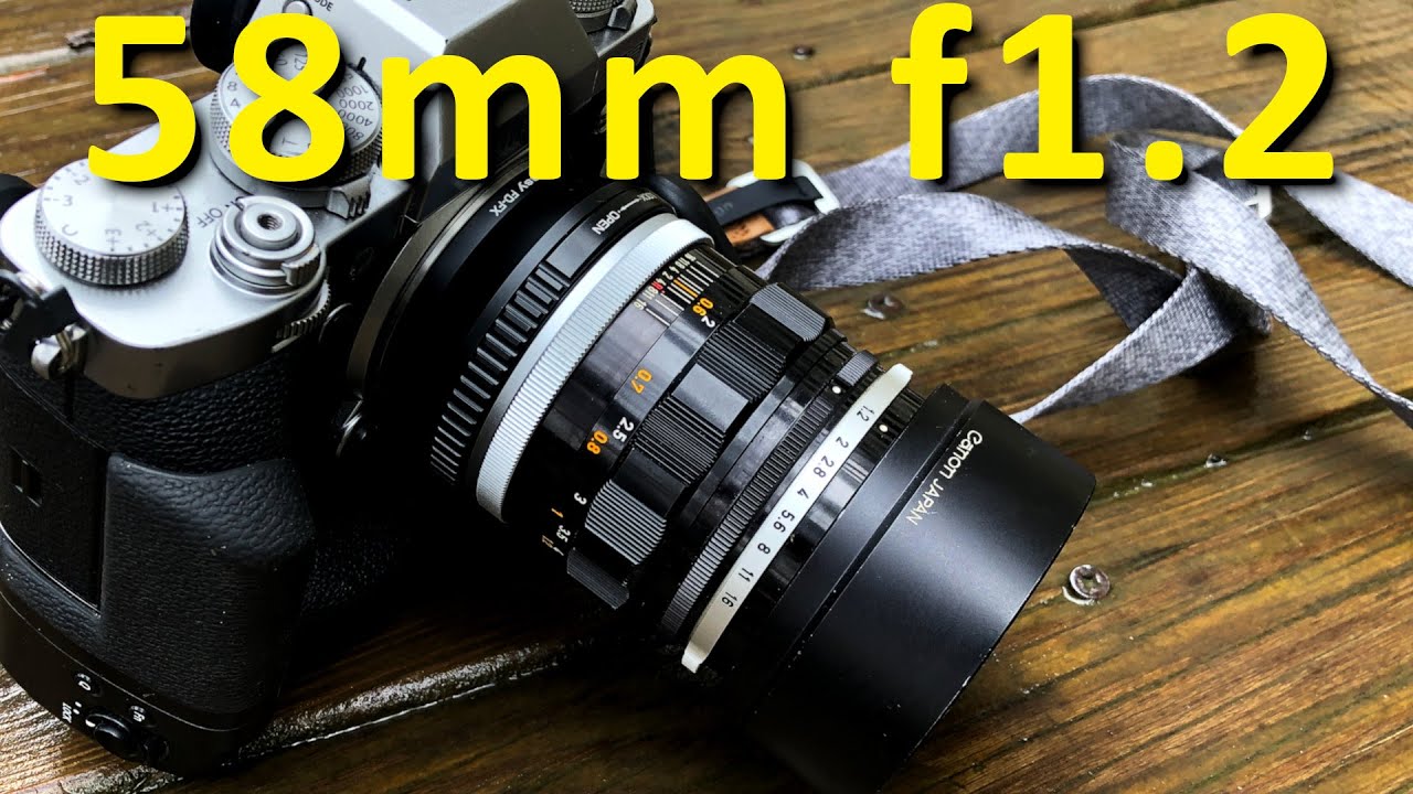 Vintage Lens Review - Canon 58mm FL f1.2 Breech Lock on a Fuji XT3