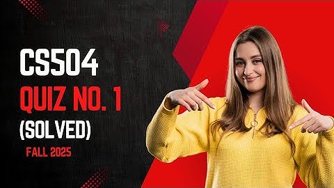 CS504 Quiz no. 1 (Solved) Fall 2025 | The Web Cookies