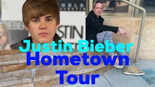 Justin Bieber Stratford Hometown Tour | Childhood Home, Schools, & Theater Where He Was Discovered
