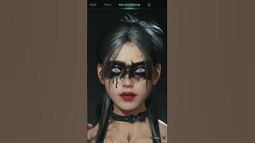 Once Human Female Character QR code #oncehuman #character #creation #female #gaming #qrcode