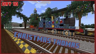 I Made a Christmas Thomas the Tank Engine with the Create Mod 12 trains of Christmas Day 10
